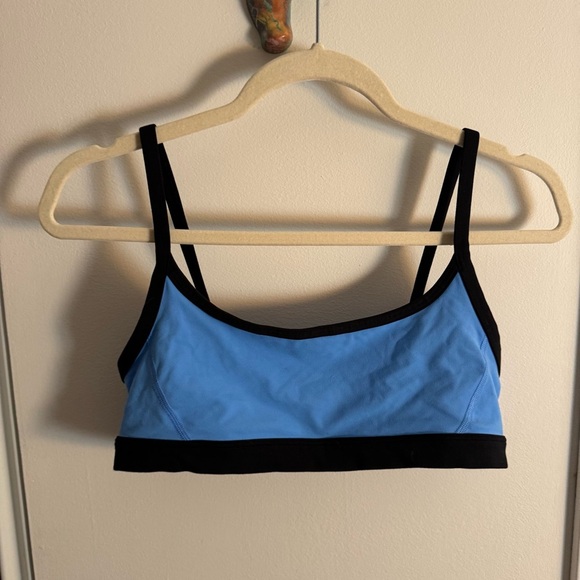 ATHLETA blue & black square neck sports bra - Picture 4 of 7